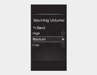 Kia Seltos Lane Following Assist warning methods settings